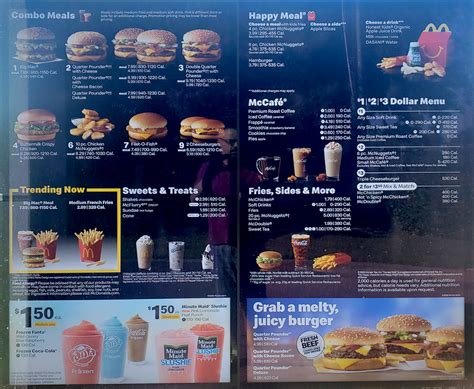 mcdonald's menu prices usa